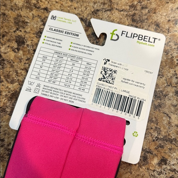 FlipBelt Pink Running Belt size large nwt - Picture 4 of 5